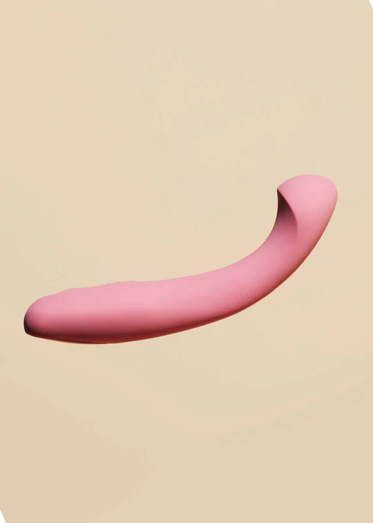 Dame, Arc Clit-Stimulating Vibrator with Curved Handle | 5 Intensity Levels & 5 Patterns | Waterproof Silicone | USB Rechargeable | Dame - VIbrators - The Naughty & Nice District - Adult Sex Toy Store