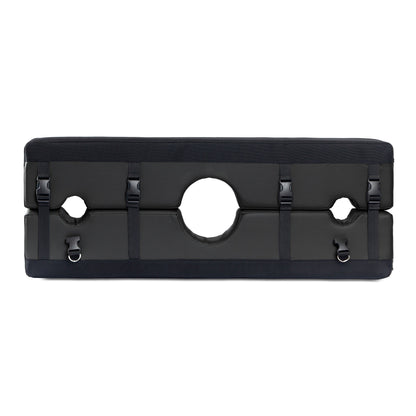 Bastion Bondage Stocks Black - non retail box - The Naughty & Nice District