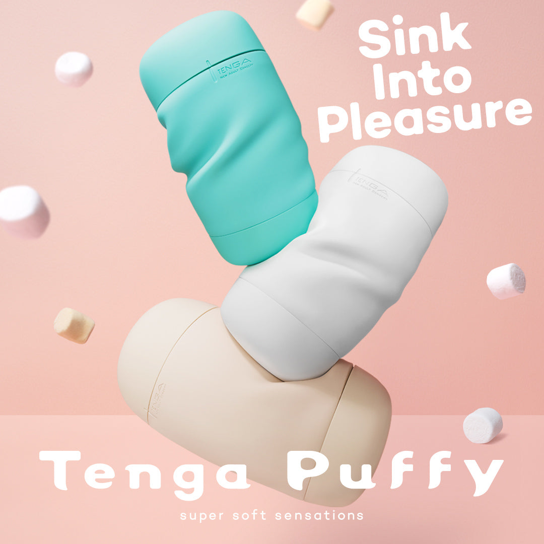 Puffy Latte, Mint Green, and Sugar White - Cozy and Stylish Puffy Collection - Vacuum Cup - The Naughty & Nice District - Adult Sex Toy Store