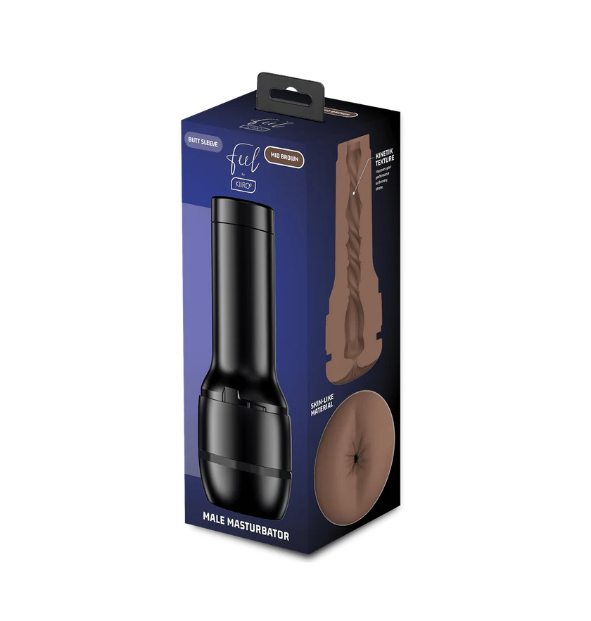 Feel Stroker -  Butt (mid brown) - For Him - The Naughty & Nice District - Adult Sex Toy Store