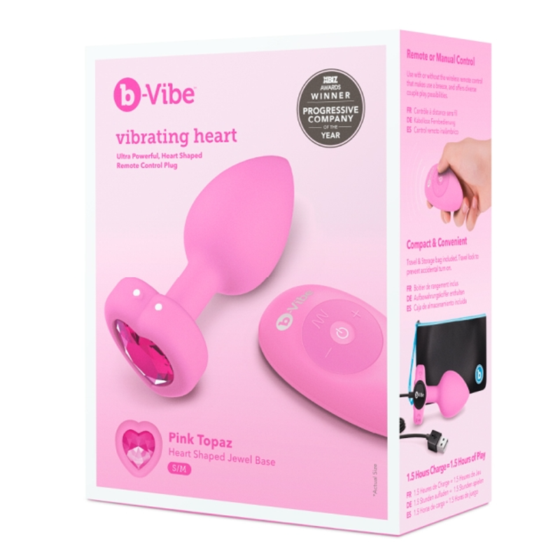 VIBRATING HEART PLUG - Anal Toys - The Naughty & Nice District - Adult Sex Toy Store