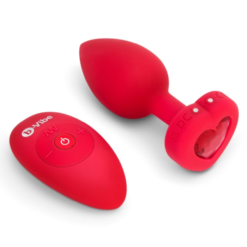 VIBRATING HEART PLUG - Anal Toys - The Naughty & Nice District - Adult Sex Toy Store