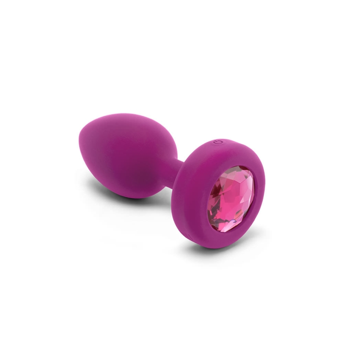 VIBRATING JEWEL PLUG - Various Sizes and Colors Available - Anal Toys - The Naughty & Nice District - Adult Sex Toy Store