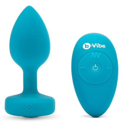 VIBRATING JEWEL PLUG - Various Sizes and Colors Available - Anal Toys - The Naughty & Nice District - Adult Sex Toy Store