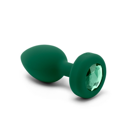 VIBRATING JEWEL PLUG - Various Sizes and Colors Available - Anal Toys - The Naughty & Nice District - Adult Sex Toy Store