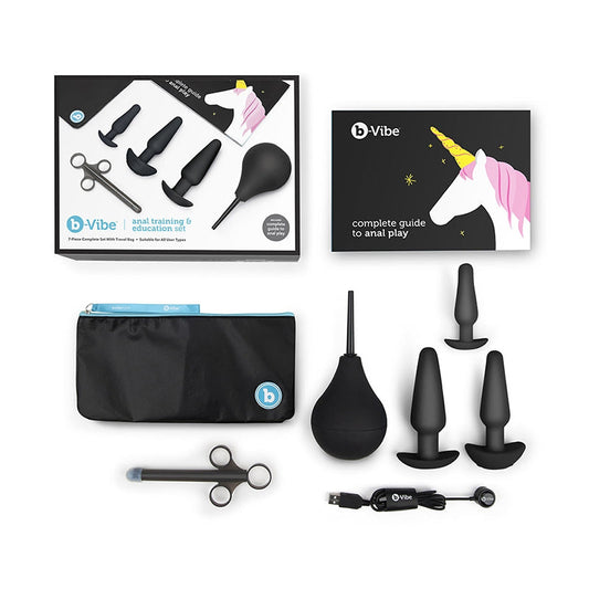 b-Vibe Anal Training & Education Set - 7-Piece Kit for Safe and Enjoyable Anal Play - Anal Toys - The Naughty & Nice District - Adult Sex Toy Store