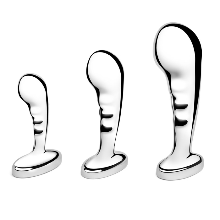 STAINLESS STEEL P-SPOT TRAINING SET - Anal Toys - The Naughty & Nice District - Adult Sex Toy Store