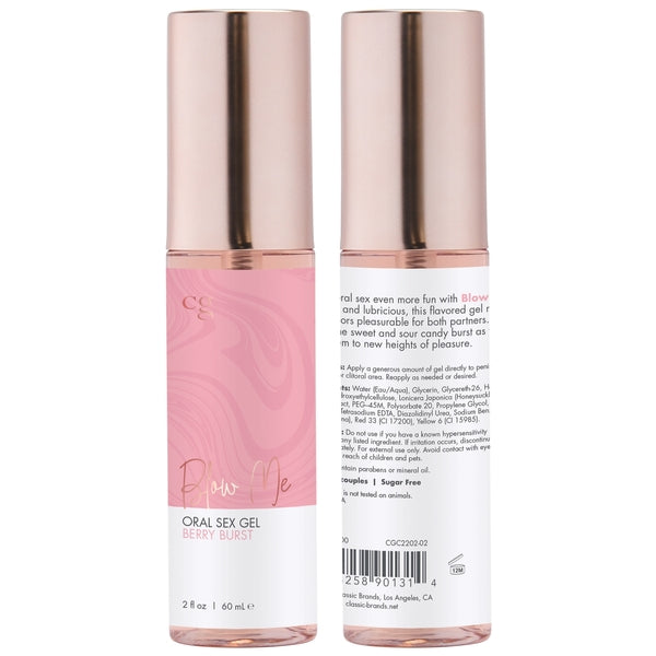 BLOW ME Oral Sex Gel - 2oz | 60 mL - Lubes - The Naughty & Nice District - Adult Sex Toy Store