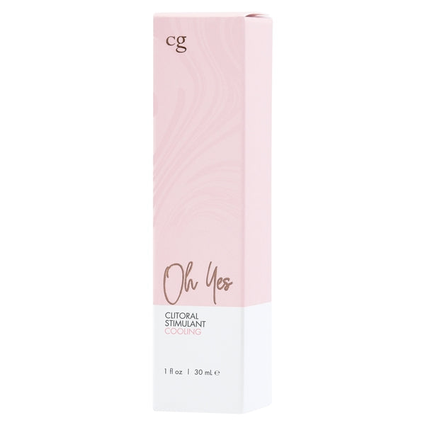 OH YES Cooling Clitoral Stimulant - Fragrance Free 1oz | 30mL - Lubes - The Naughty & Nice District - Adult Sex Toy Store