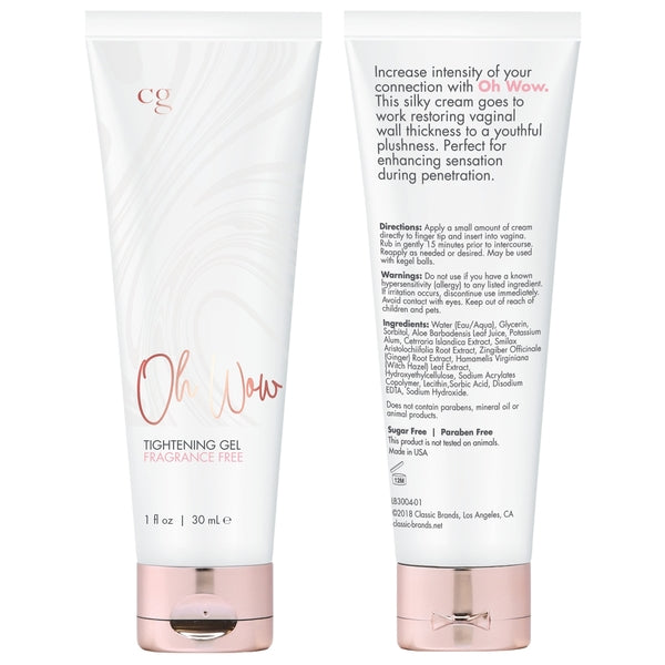 OH Wow Tightening Gel 1oz | 30mL - Lubes - The Naughty & Nice District - Adult Sex Toy Store