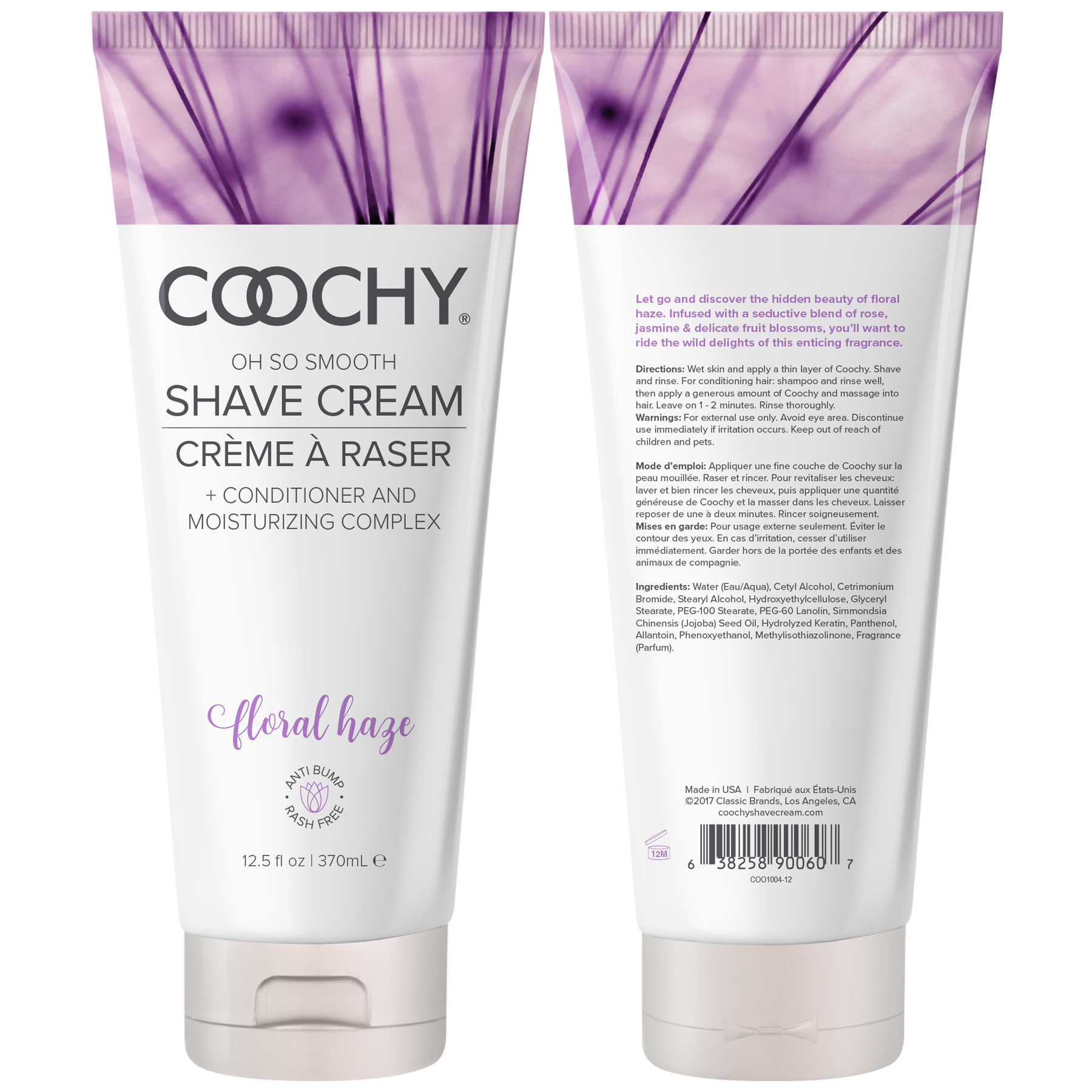 Shave Cream - Floral Haze 12.5oz | 370mL - Shave Cream - The Naughty & Nice District - Adult Sex Toy Store