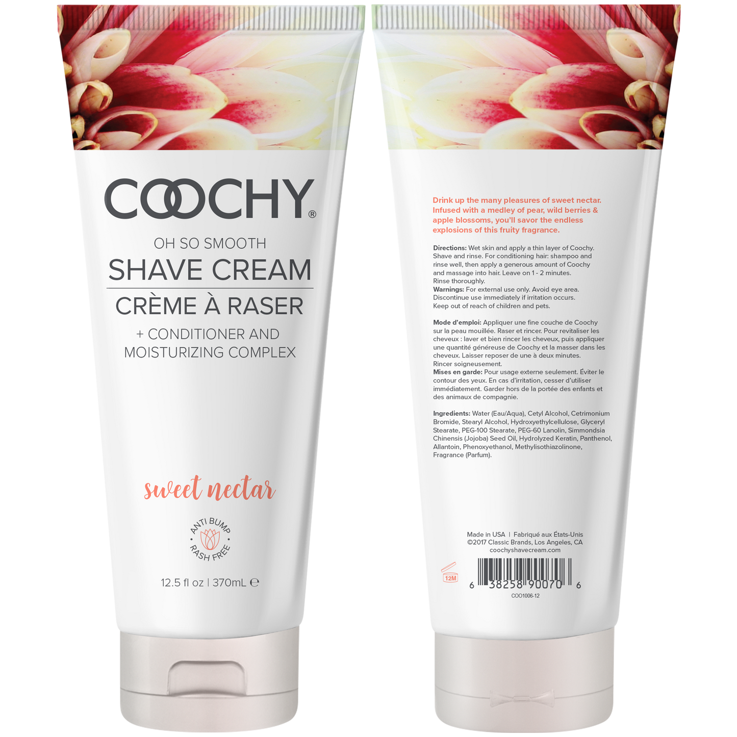 Shave Cream - Sweet Nectar 12.5oz | 370mL - Shave Cream - The Naughty & Nice District - Adult Sex Toy Store