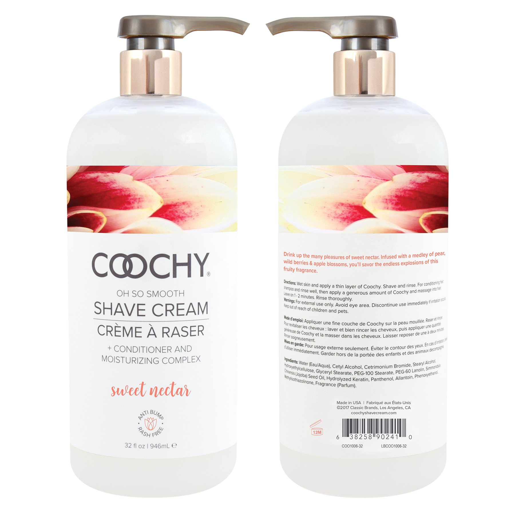 Shave Cream - Sweet Nectar 32oz | 946mL - Shave Cream - The Naughty & Nice District - Adult Sex Toy Store