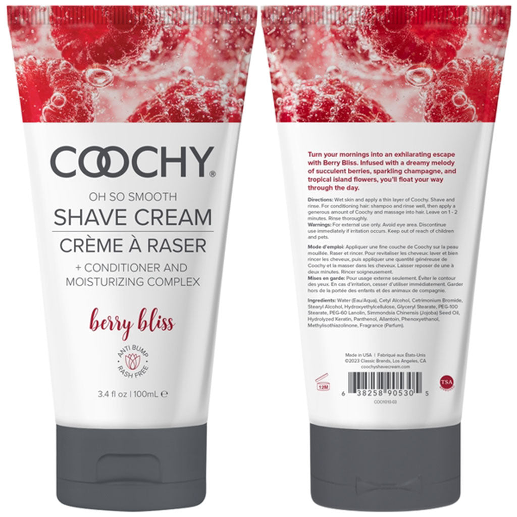 Oh So Smooth Shave Cream Berry Bliss - Multiple Sizes Available - Shaving Creams - The Naughty & Nice District - Adult Sex Toy Store