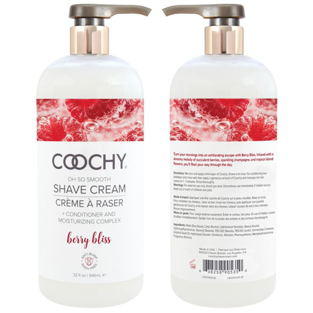 Oh So Smooth Shave Cream Berry Bliss - Multiple Sizes Available - Shaving Creams - The Naughty & Nice District - Adult Sex Toy Store