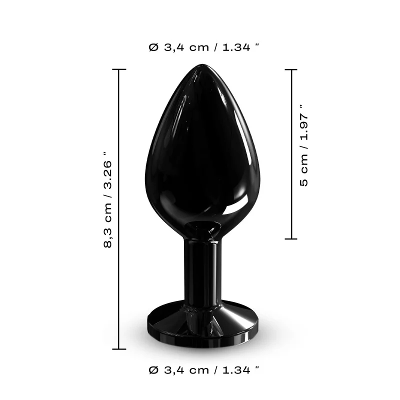 Diamond Metal Anal Plug Set - Glamor & Sensation for All Experience Levels - Anal Toys - The Naughty & Nice District - Adult Sex Toy Store