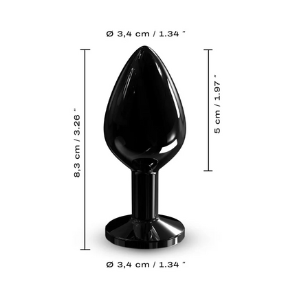 Diamond Metal Anal Plug Set - Glamor & Sensation for All Experience Levels - Anal Toys - The Naughty & Nice District - Adult Sex Toy Store