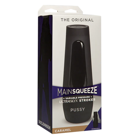 Main Squeeze - The Original - ULTRASKYN Stroker - Pussy - Caramel - For Him - The Naughty & Nice District - Adult Sex Toy Store