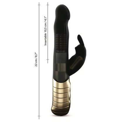 BABY RABBIT BLACK & GOLD 2.0 - RECHARGEABLE - The Naughty & Nice District