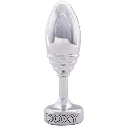 DOXY  METAL BUTT PLUG - Smooth and Ribbed - Anal Toys - The Naughty & Nice District - Adult Sex Toy Store