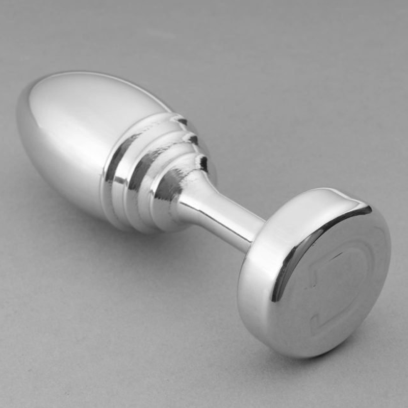 DOXY  METAL BUTT PLUG - Smooth and Ribbed - Anal Toys - The Naughty & Nice District - Adult Sex Toy Store