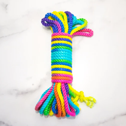 Unicorn Rainbow Bondage Rope - BDSM - The Naughty & Nice District - Adult Sex Toy Store