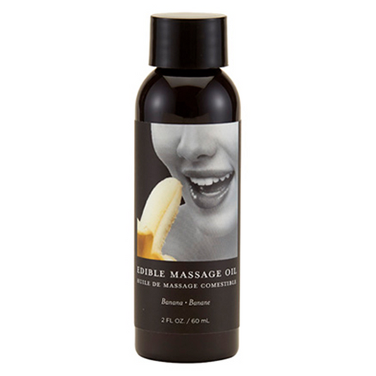 Edible Massage Oil Banana - Multiple Sizes Available - Lubes - The Naughty & Nice District - Adult Sex Toy Store