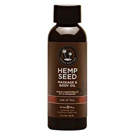 Hemp Seed Massage & Body Oil Isle of You - Natural Nourishing Oil for Skin and Relaxation - Lubes - The Naughty & Nice District - Adult Sex Toy Store