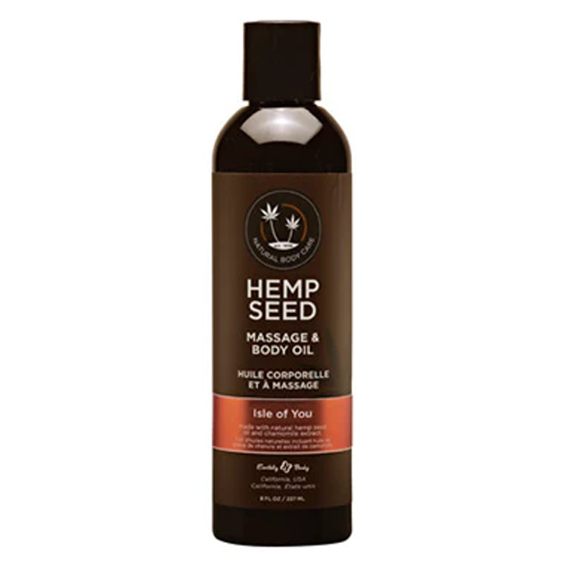 Hemp Seed Massage & Body Oil Isle of You - Natural Nourishing Oil for Skin and Relaxation - Lubes - The Naughty & Nice District - Adult Sex Toy Store