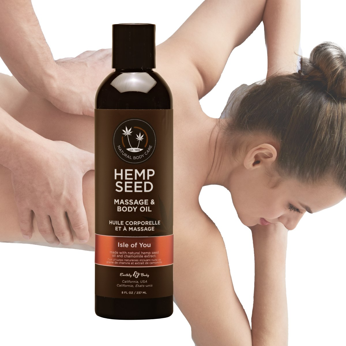 Hemp Seed Massage & Body Oil Isle of You - Natural Nourishing Oil for Skin and Relaxation - Lubes - The Naughty & Nice District - Adult Sex Toy Store