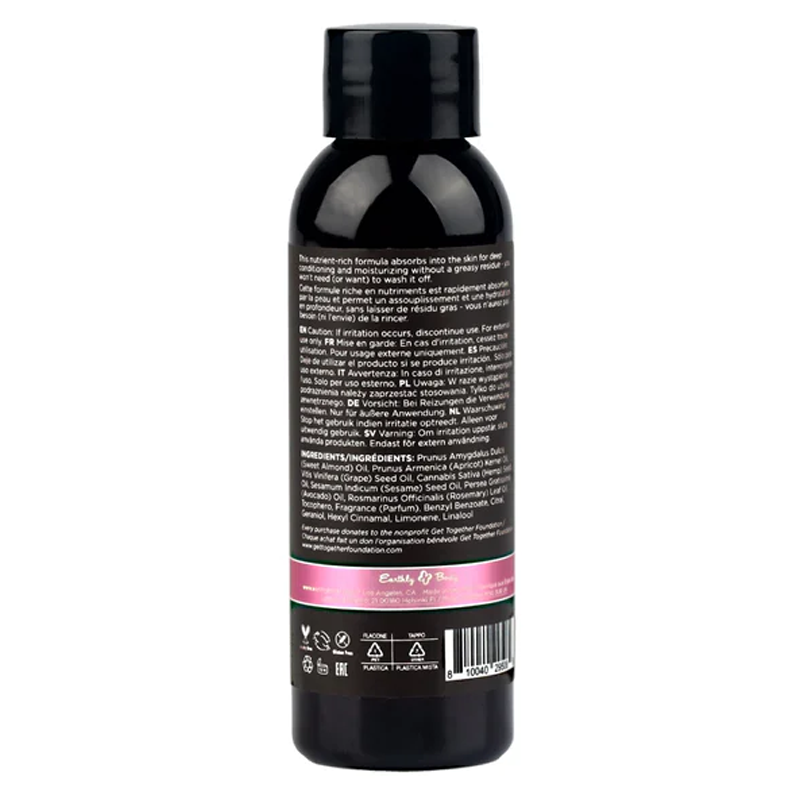 Massage Oil Zen Berry Rose - 2 fl oz / 60 ml & 8 fl oz / 237 ml - Lubes - The Naughty & Nice District - Adult Sex Toy Store