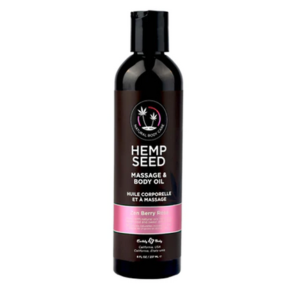 Massage Oil Zen Berry Rose - 2 fl oz / 60 ml & 8 fl oz / 237 ml - Lubes - The Naughty & Nice District - Adult Sex Toy Store