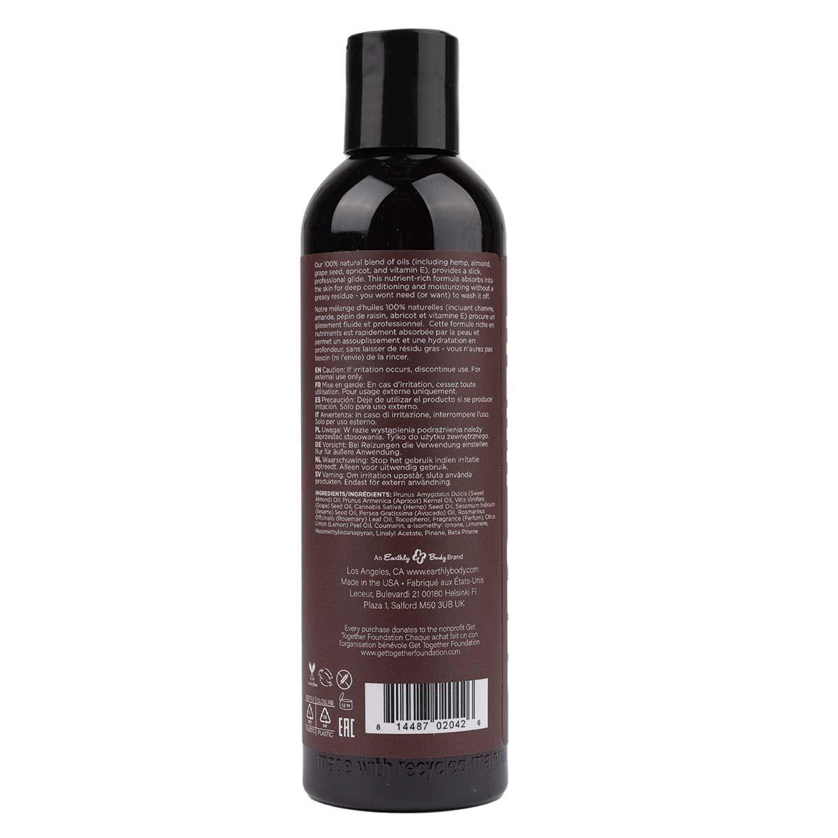 Massage Oil Kashmir Musk - 2 fl oz / 60 ml & 8 fl oz / 237 ml - Lubes - The Naughty & Nice District - Adult Sex Toy Store