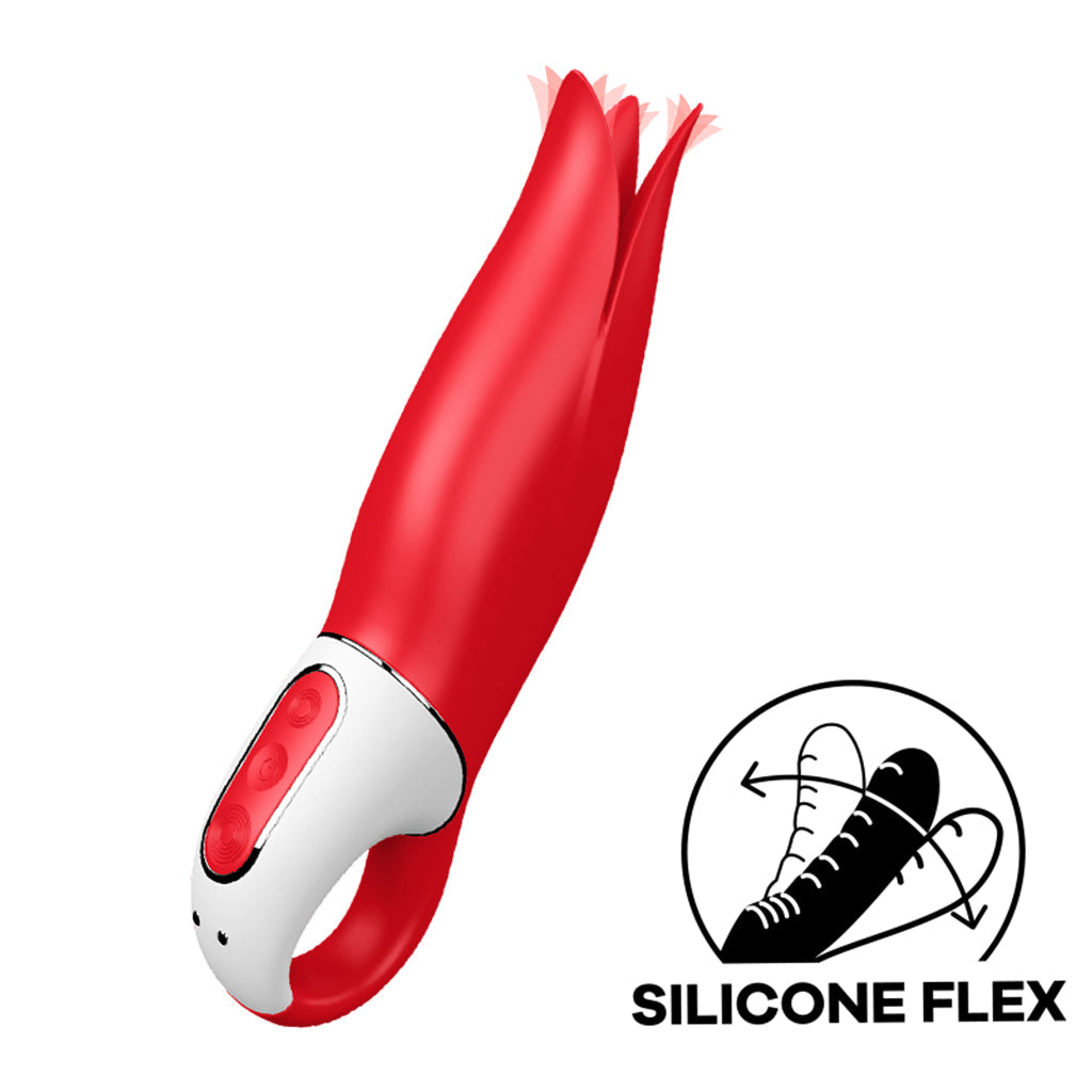 Satisfyer, Power Flower - Red - VIbrators - The Naughty & Nice District - Adult Sex Toy Store