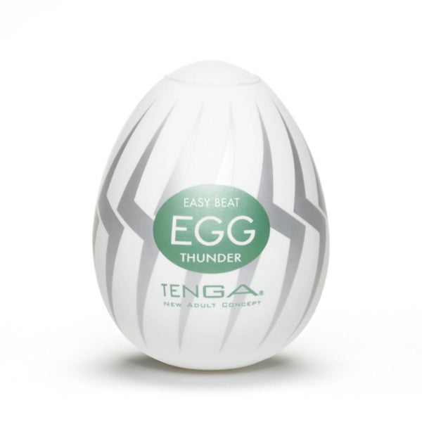 Tenga Egg Thunder Male Masturbator - For Him - The Naughty & Nice District - Adult Sex Toy Store