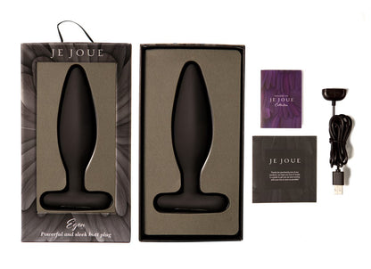 Egon Vibrating Butt Plug Black - Anal Toys - The Naughty & Nice District - Adult Sex Toy Store