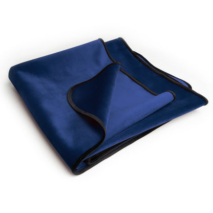 Fascinator Throw Royal Blue Microvelvet and Velvish in Various Sizes - Sex Furniture - The Naughty & Nice District - Adult Sex Toy Store