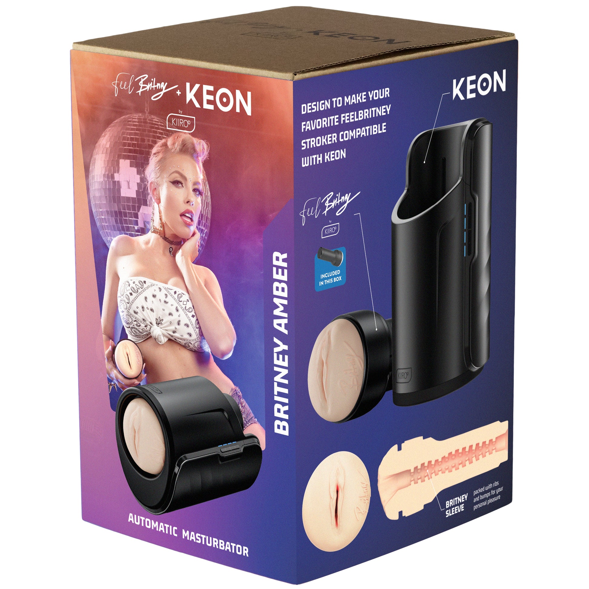 FeelBritney Stroker  + Keon Combo Set - For Him - The Naughty & Nice District - Adult Sex Toy Store