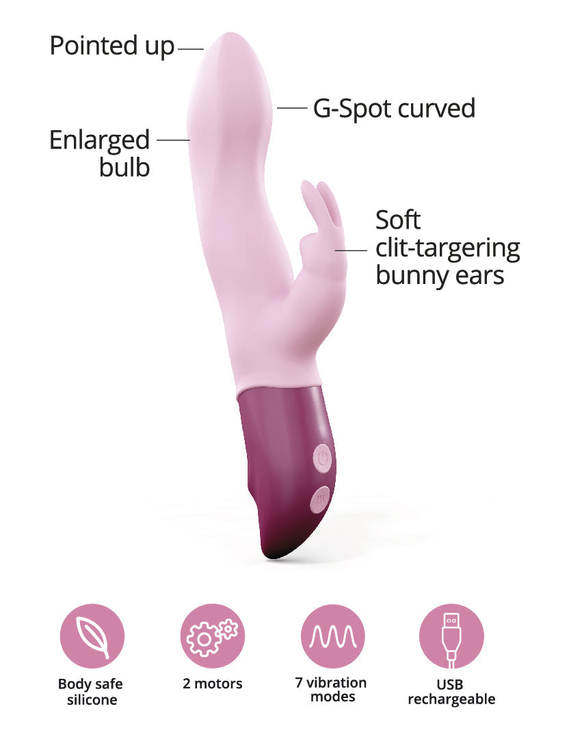 HELLO RABBIT - Plush Toy - VIbrators - The Naughty & Nice District - Adult Sex Toy Store