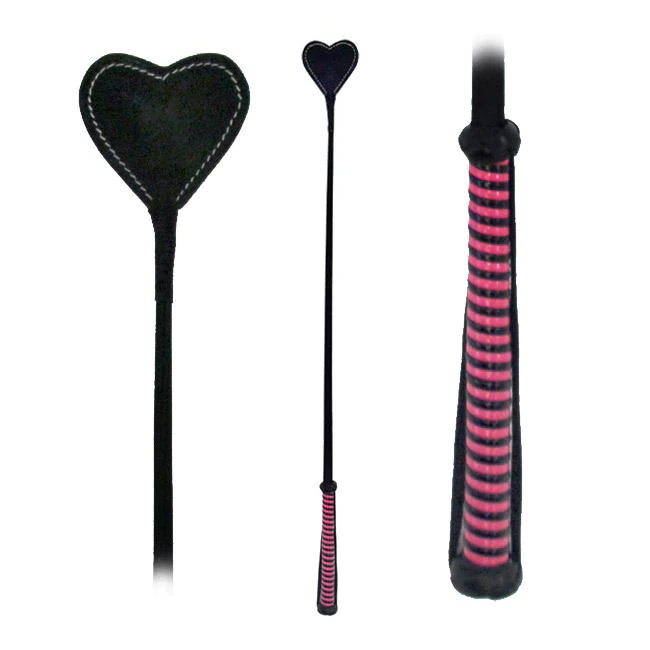 Riding Crop Heart Shaped Vegan Friendly - Assorted colours - BDSM - The Naughty & Nice District - Adult Sex Toy Store