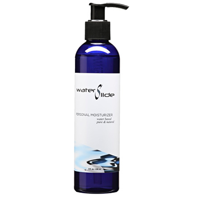 Waterslide Personal Moisturizer - Long-Lasting, Glycerin-Free, Carrageenan Formula - Water-Based Lube - The Naughty & Nice District - Adult Sex Toy Store