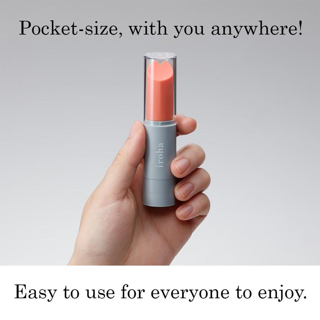 stick - coral × gray - Discreet Vibrators - The Naughty & Nice District - Adult Sex Toy Store