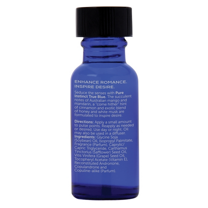 True Blue Pheromone Fragrance Oil .5oz | 15mL - Lubes - The Naughty & Nice District - Adult Sex Toy Store