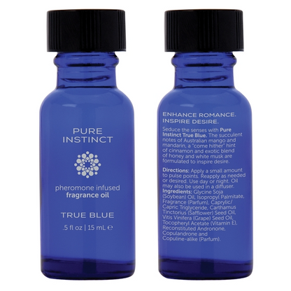 True Blue Pheromone Fragrance Oil .5oz | 15mL - Lubes - The Naughty & Nice District - Adult Sex Toy Store