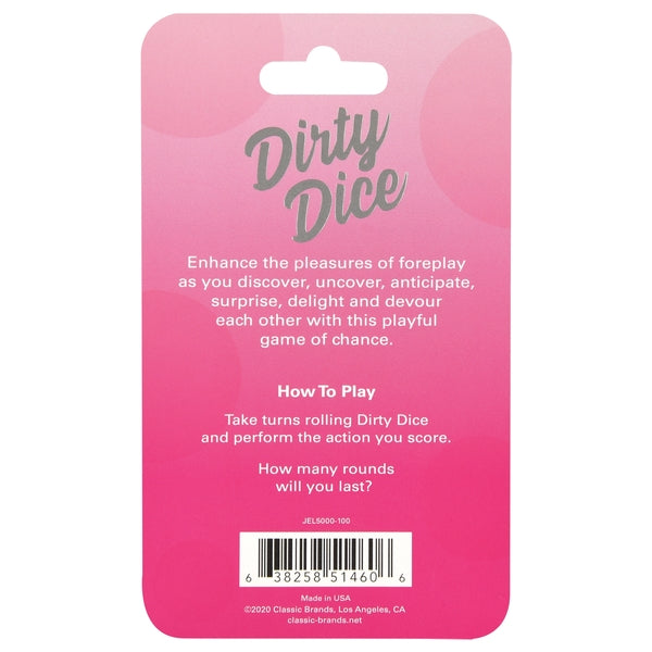 DIRTY DICE - Foreplay Game for Couples - Erotic Games - The Naughty & Nice District - Adult Sex Toy Store