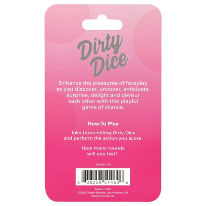 DIRTY DICE - Foreplay Game for Couples - Erotic Games - The Naughty & Nice District - Adult Sex Toy Store