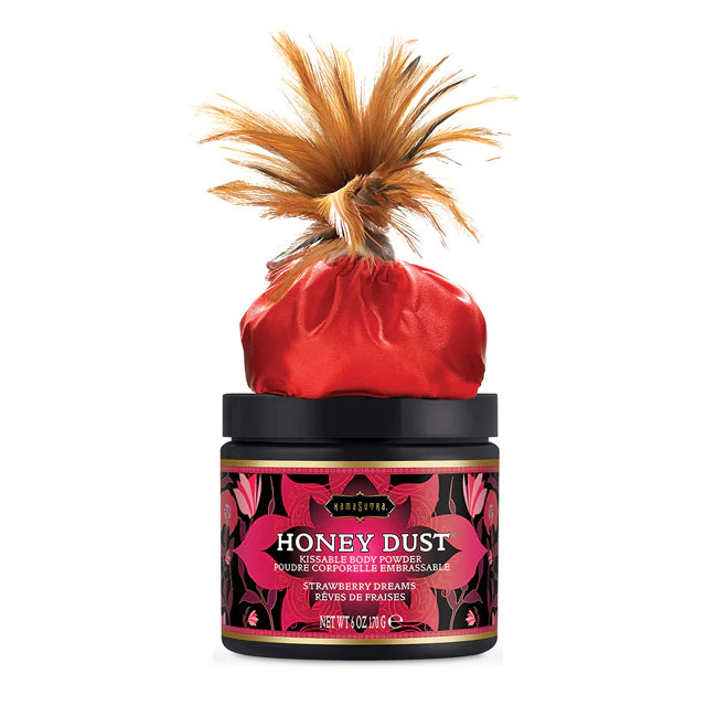 Honey Dust Body Powder - Coconut Pineapple, Raspberry Kiss, Strawberry Dreams, Sweet Honeysuckle, Tropical Mango, Vanilla Crème - Lubes - The Naughty & Nice District - Adult Sex Toy Store