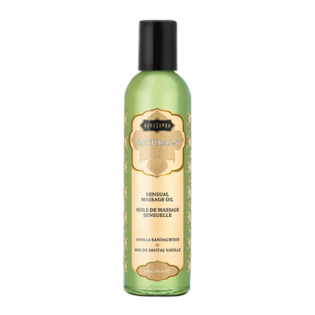 NATURALS MASSAGE OIL VANILLA SANDALWOOD (8OZ)