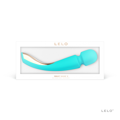 LELO, Smart Wand 2 Large Aqua - Vibrating Wand - The Naughty & Nice District - Adult Sex Toy Store