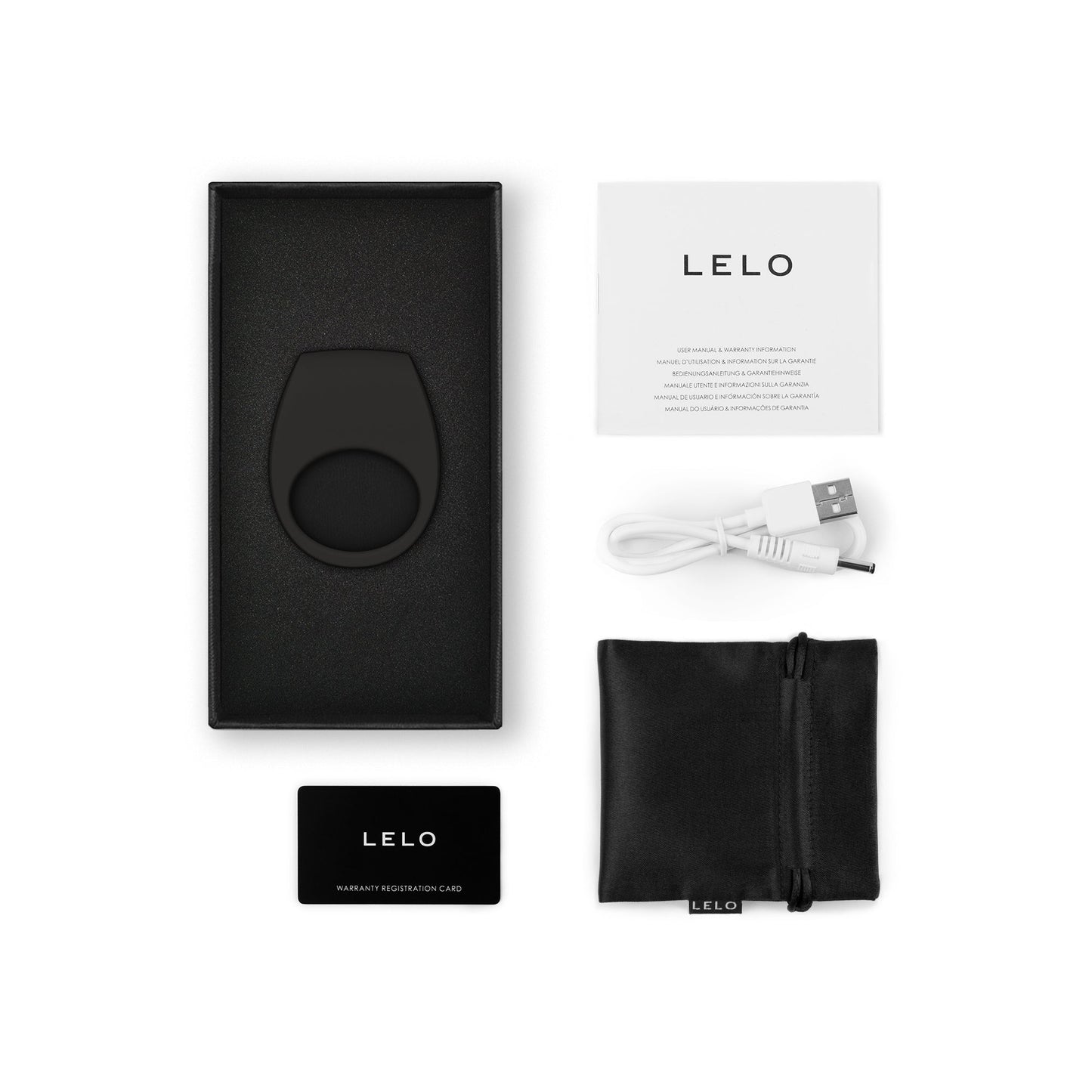 LELO, TOR™ 3 Couples Vibrating Ring - 6 Modes, Waterproof, Rechargeable, Premium Silicone - Vibrating Cock Rings - The Naughty & Nice District - Adult Sex Toy Store